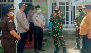 Mashuri Apresiasi Kunjungan Kerja Danrem Monitoring Penanganan Covid-19