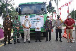 Pemprov Jambi Terima Bantuan Oksigen Cair 24,8 Ton dari Tanoto Foundation