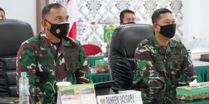 Danrem 042/Gapu Ikuti Taklimat Awal Wasrik Current Audit Itjenad Secara Virtual