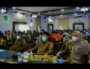 Bupati Muarojambi Hadiri Undangan Rapat Koordinasi Karhutla Provinsi Jambi 2021
