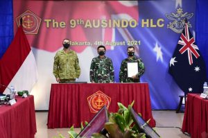Panglima TNI bersama CDF Australia Pimpin Sidang ke-9 AUSINDO HLC Tahun 2021