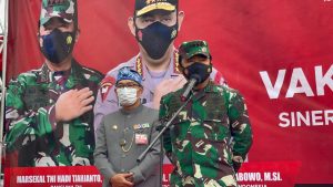Panglima TNI: Wujudkan Indonesia Bebas Pandemi Covid-19 Perlu Sinergitas TNI-Polri