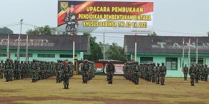 Kodam II/Sriwijaya Buka Diktuk Bintara Khusus Babinsa TNI AD TA 2021