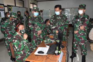 Danseskoad Meninjau Latihan Posko I Tingkat Brigade