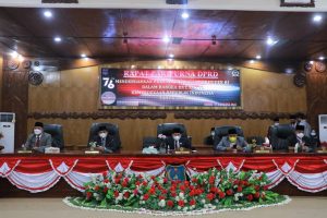 Ketua DPRD Tanjab Barat Pimpin Rapat Paripurna Istimewa Dengar Pidato Kenegaraan