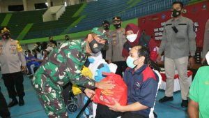 Pangdam II/Sriwijaya Tinjau PPKM dan Vaksinasi Kepada Masyarakat Disabilitas di Provinsi Kep. Babel