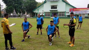 Korem 042 Gapu Gelar Garjas Satgaster Tetap Patuhi Prokes