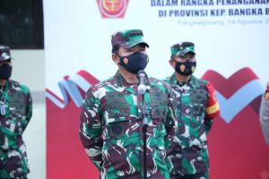 Panglima TNI : TNI-Polri di Babel Harus Bekerja Spartan