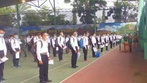 316 orang Pemuda Wilayah Kodim 0415/Jambi Ikuti Seleksi Caba PK TNI AD TA 2021