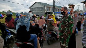 Danrem 042 Gapu Dampingi Gubernur Monitoring PPKM Level IV di Kota Jambi