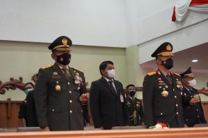 Danrem 042 Gapu Hadiri Rapurna Istimewa DPRD Provinsi Jambi