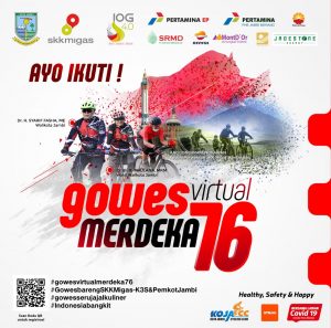 Gowes Virtual Terbesar, Sinergi Pemkot Jambi Bersama SKK Migas dan KKKS