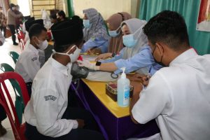 Vaksinasi Polda Jambi, Kini Mulai Membuka Ruang untuk Pelajar dan Pengajar