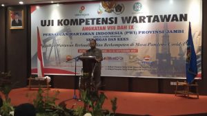 Tutup UKW, Ketua PWI Provinsi Jambi: Wartawan Jangan Lemah dan Tiada Kata Menyerah