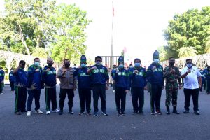 Pangdam II/Sriwijaya Ikut Melepas Kontingen PON XX Sumsel Ke Papua