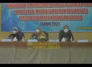 Bupati Muarojambi Kukuhkan TPAKD Kabupaten Muarojambi