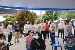 Kapolda Jambi Tinjau Pelaksanaan Vaksinasi Massal Polres Kerinci