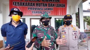 Danrem 042/Gapu Tinjau Lokasi Sumur Minyak Ilegal Terbakar