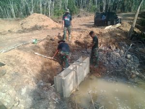 Satgas TMMD Cor Leneng Gorong-gorong