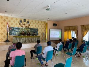 Satgas TMMD Kodim Bute Gelar Penyuluhan Hukum Terkait Karhutla