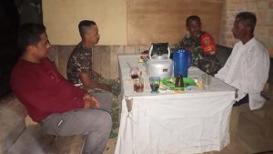 Satgas Jalin Komsos dengan Ketua RT di Lokasi TMMD