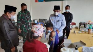 Antisipasi Penularan Covid-19, Kodim 0419/Tanjab Gelar Serbuan Vaksinasi di Dua Kecamatan