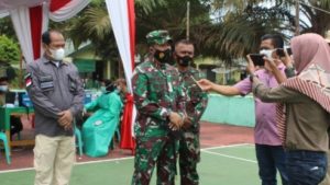 Dandim Sarko: Penurunan Level, Namun Tetap Prokes