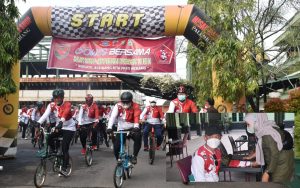 Jalin Silaturahmi, Pangdam II/Sriwijaya Dan Forkopimda Gowes Bersama