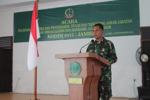 Dandim 0415/Jambi : Pengabdian Seorang Prajurit Tidak Akan Berhenti