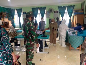 Danramil Telanaipura Pantau Persiapan Sekolah Jelang PTM