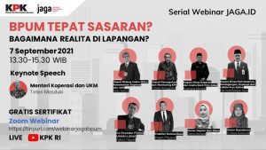 Webinar JAGA: Mengawal Bantuan Usaha Mikro di Masa Pandemi