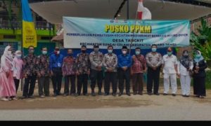 Anggota Dprd Muarojambi Aidi Hatta Tinjau Lokasi Penyekatan PPKM di Desa Tangkit dan Tinjau UPTD PDAM