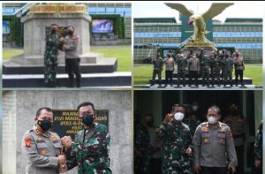 Pangdam II/Sriwijaya Terima Kunjungan Silaturahmi Kapolda Sumsel