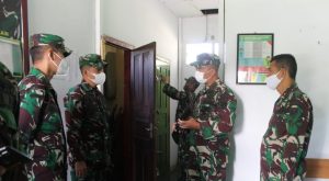 Kodim 0420/Sarko Terima Tim Wasgiatlog Kodam II/Sriwijaya