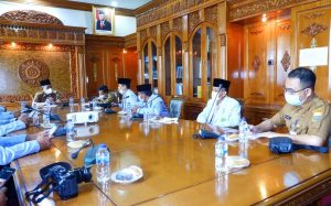 Wagub Jambi Terima Audiensi Ketua Umum Dewan Pusat Badan Komunikasi Pemuda Remaja Mesjid