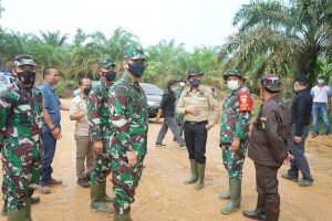 Danrem 042/Gapu Dampingi Tim Wasev Tinjau TMMD Ke-112 Di Tebo