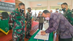 Danrem 042/Gapu Resmi Tutup TMMD ke-112 Kodim 0416/Bute