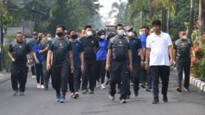 Seskoad dan Bank BTN Bandung Gelar Olahraga Bersama