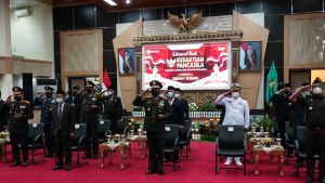 Pangdam II/Sriwijaya Ikuti Upacara Hari Kesaktian Pancasila Secara Virtual