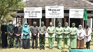 Ketua Persit KCK PCBS Seskoad Resmikan Posbindu PTM