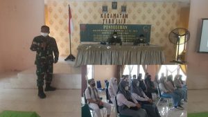 Satgas TMMD Beri Penyuluhan Wasbang kepada Siswa