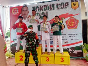 Wakili Kodim 0419/Tanjab, Enam Atlet Inkado Tanjab Barat Raih Medali