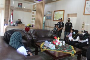 Wartawan Cilik Sambangi Kodim 0420/Sarko