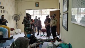 Katim Wasev Mabes TNI, Pantau Donor Darah di Lokasi TMMD ke-112