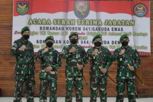 Pangdam II/Sriwijaya Pimpin Sertijab 2 Danrem Sekaligus