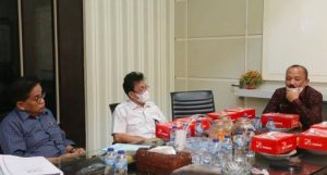 Kadis PUPR Provinsi Jambi Sambut Kedatangan H Bakrie dan BPJN Jambi