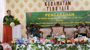 Mayjen TNI Tri Yuniarto Sebut Manfaat TMMD Harus Lebih Besar Untuk Warga Tebo