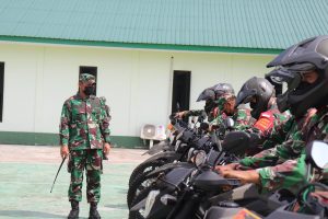 Dandim 0419/Tanjab Serahkan Kendaraan dari SKK Migas kepada Satgas Penguatan Binter