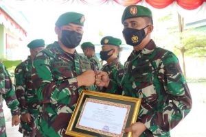 Dandim 0419/Tanjab Pimpin Acara Korps Raport Pindah Satuan