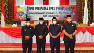 Wagub Jambi Hadiri Rapat Paripurna KUA PPAS APBD TAHUN 2022
